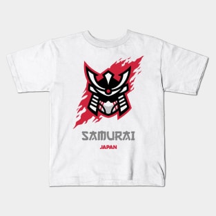 Samurai Warrior Helmet: Kids T-Shirt